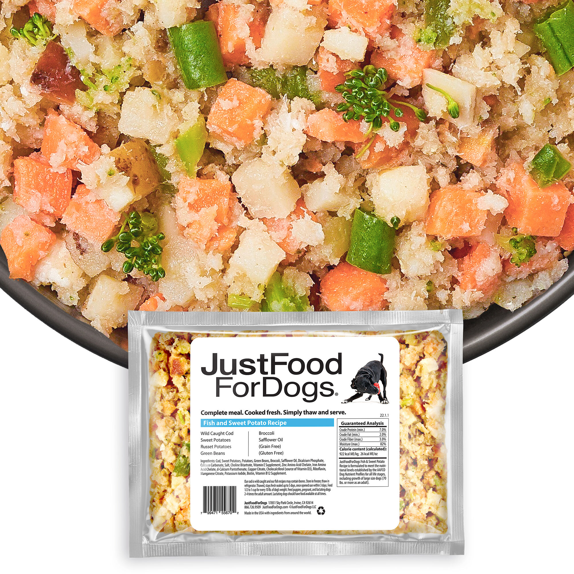 Sweet potato hotsell fish dog food